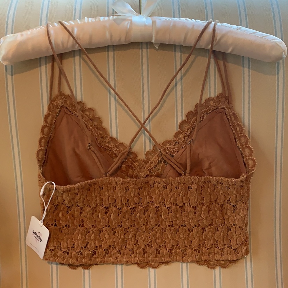 FREE PEOPLE INTIMATELY BRONZE CELINE BRALETTE - Picture 10 of 13